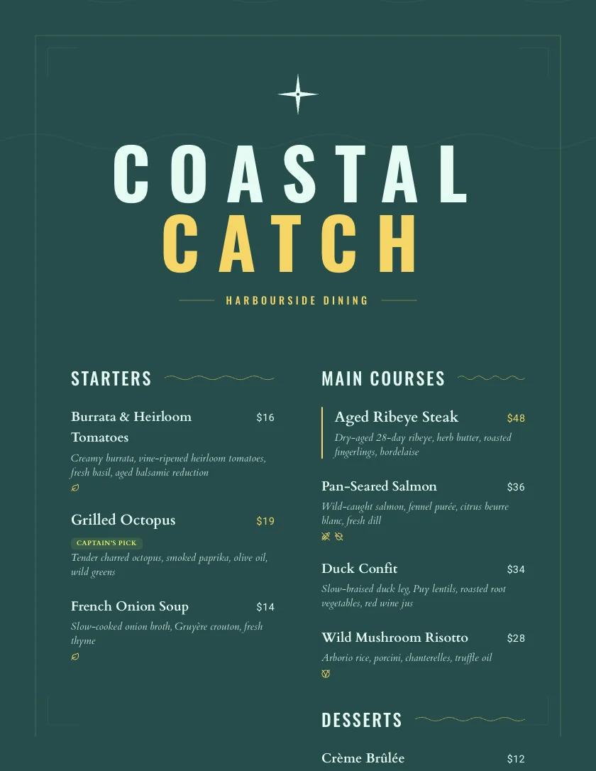Coastal Catch template